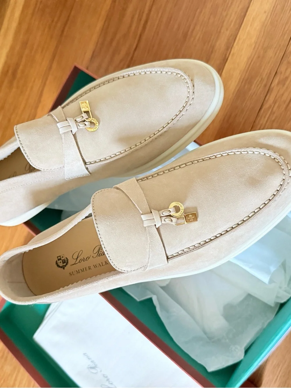Loro Piana Summer Charms in Sandstone size 39.5 - Picture 6 of 7